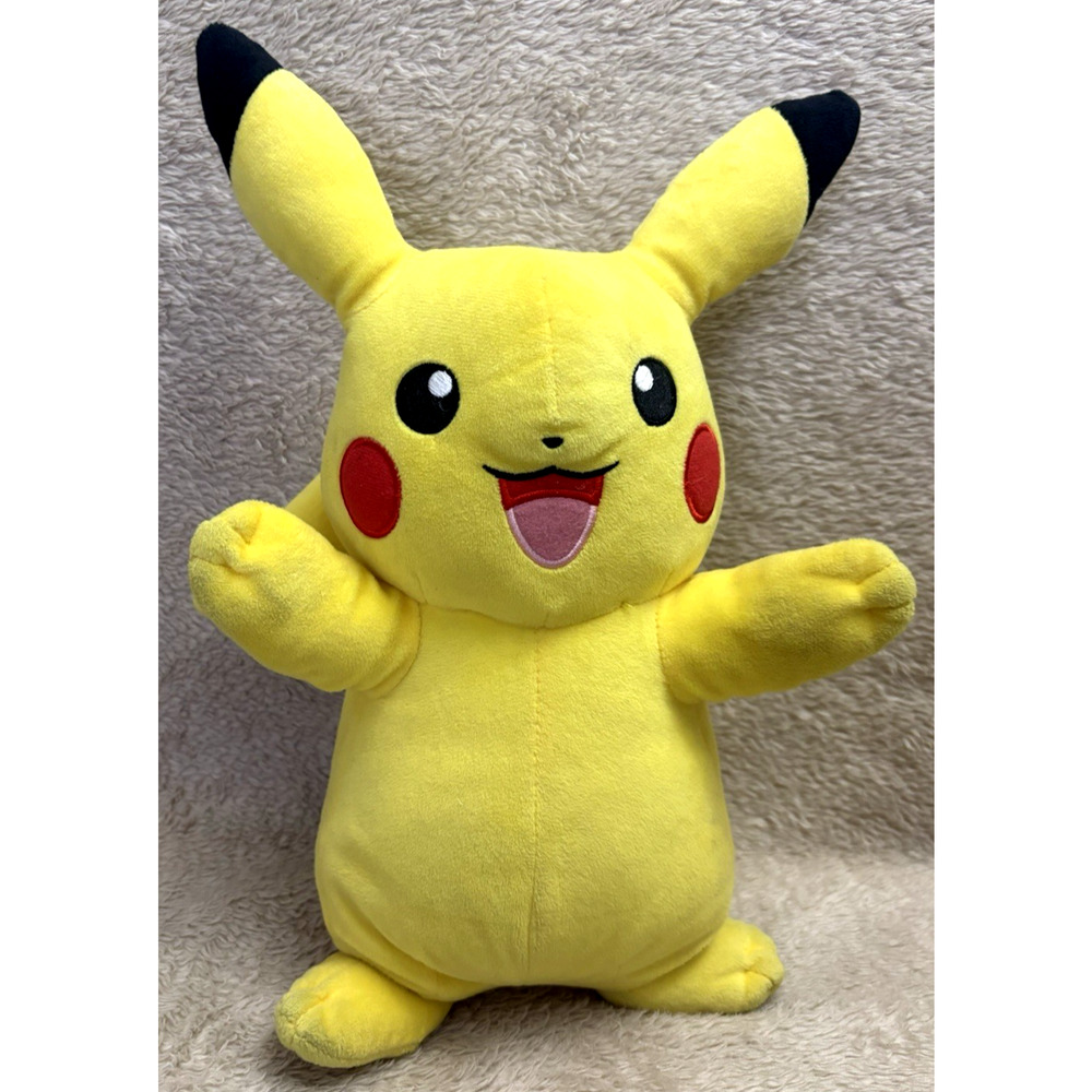 Jazwares Pokemon Pikachu 10.25 in Action Figure Whit Light Sounds & Motions